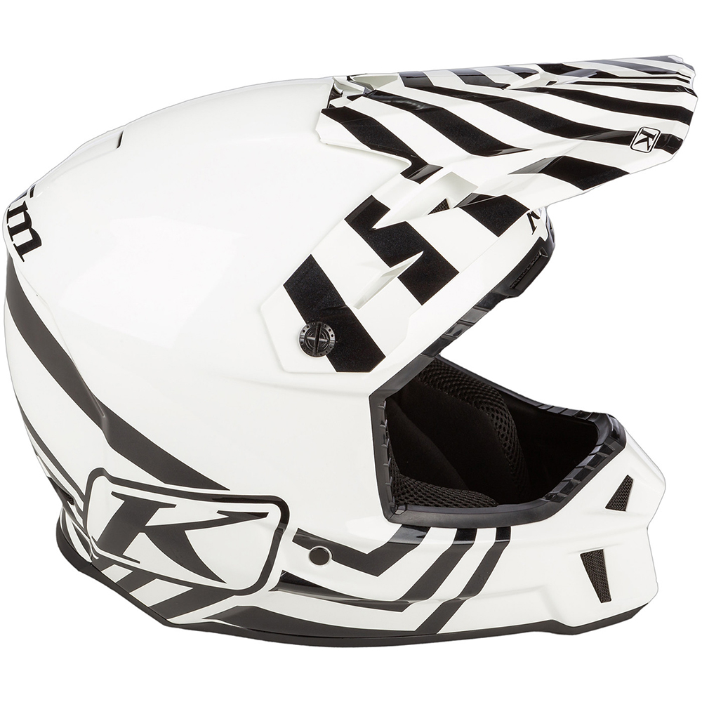 Klim - Casque F3 Carbon Off-Road Illusion Blanc / Noir