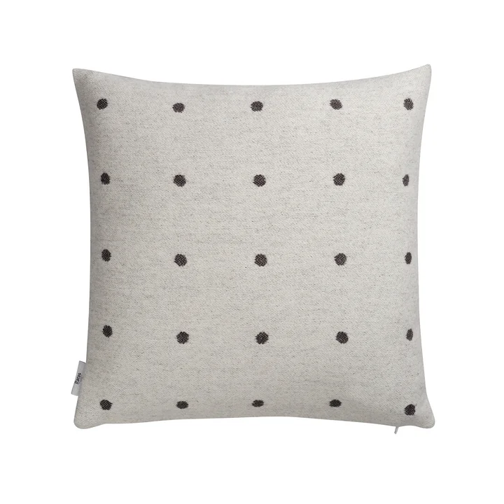 Røros Tweed - Pastille Kissen, 50 x 50 cm, schwarz & weiss