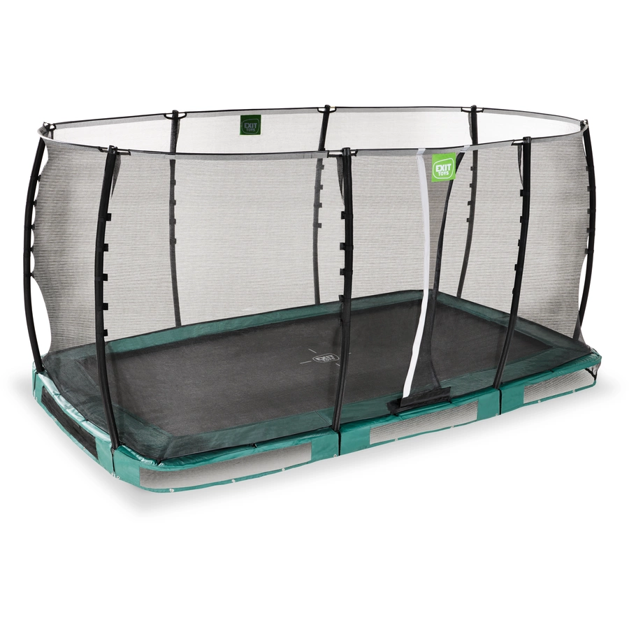 EXIT Allure Classic Bodentrampolin 244x427cm - grün