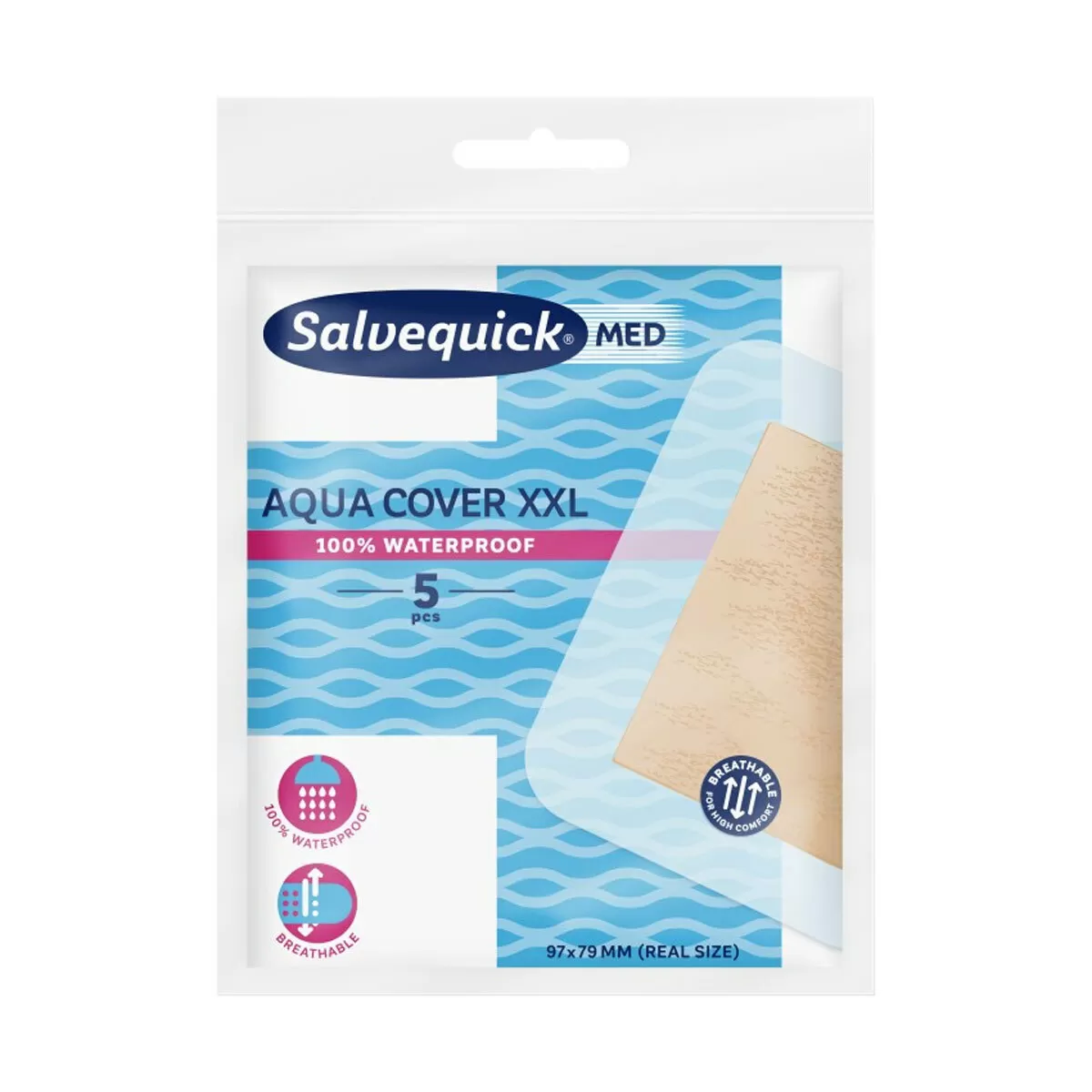 Salvequick MED Aqua Cover XXL - 5 stk.