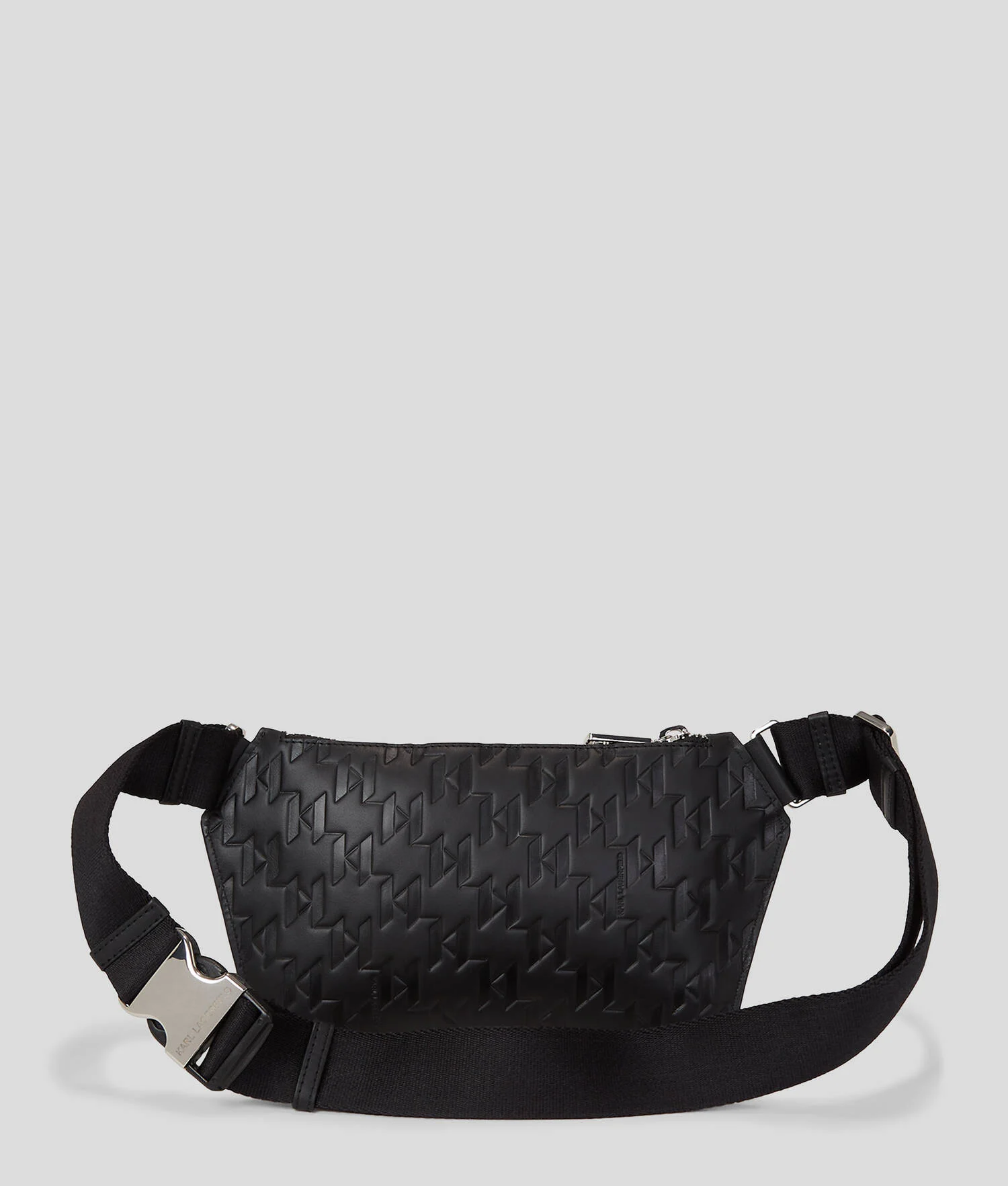 SAC BANANE K/LOOM EN CUIR - Noir