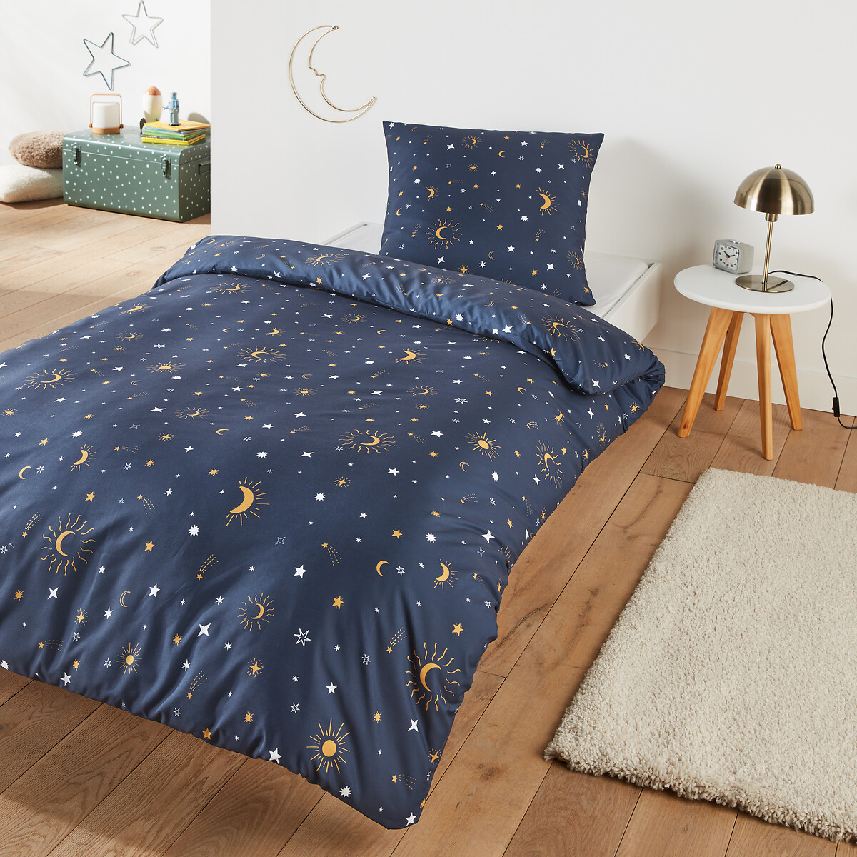SO'HOME<br>Conjunto de cama em microfibra reciclada, fronha quadrada