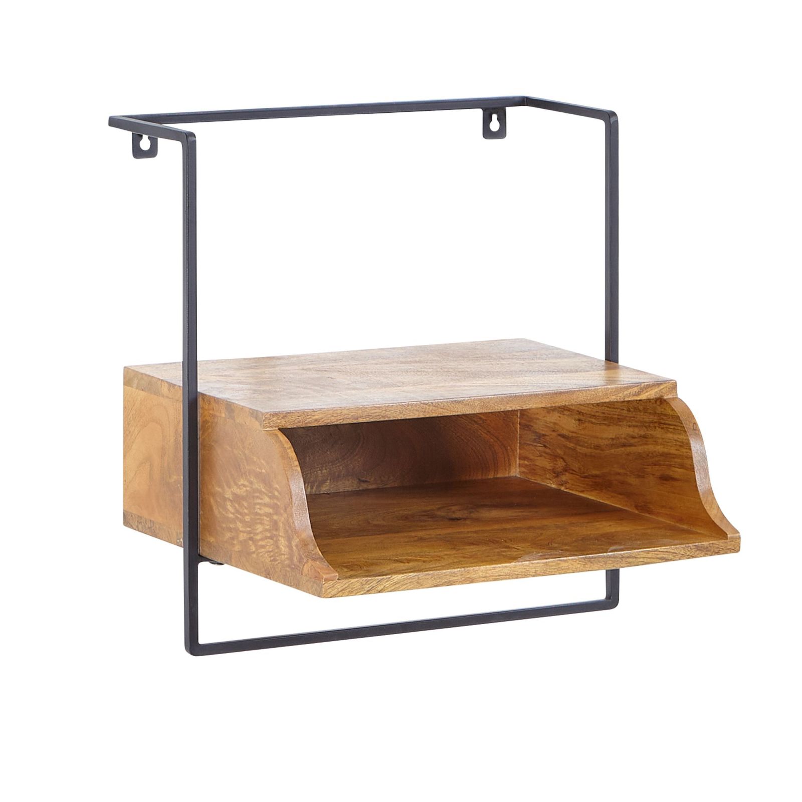Nachtkonsole - Mangoholz - massiv -44 cm