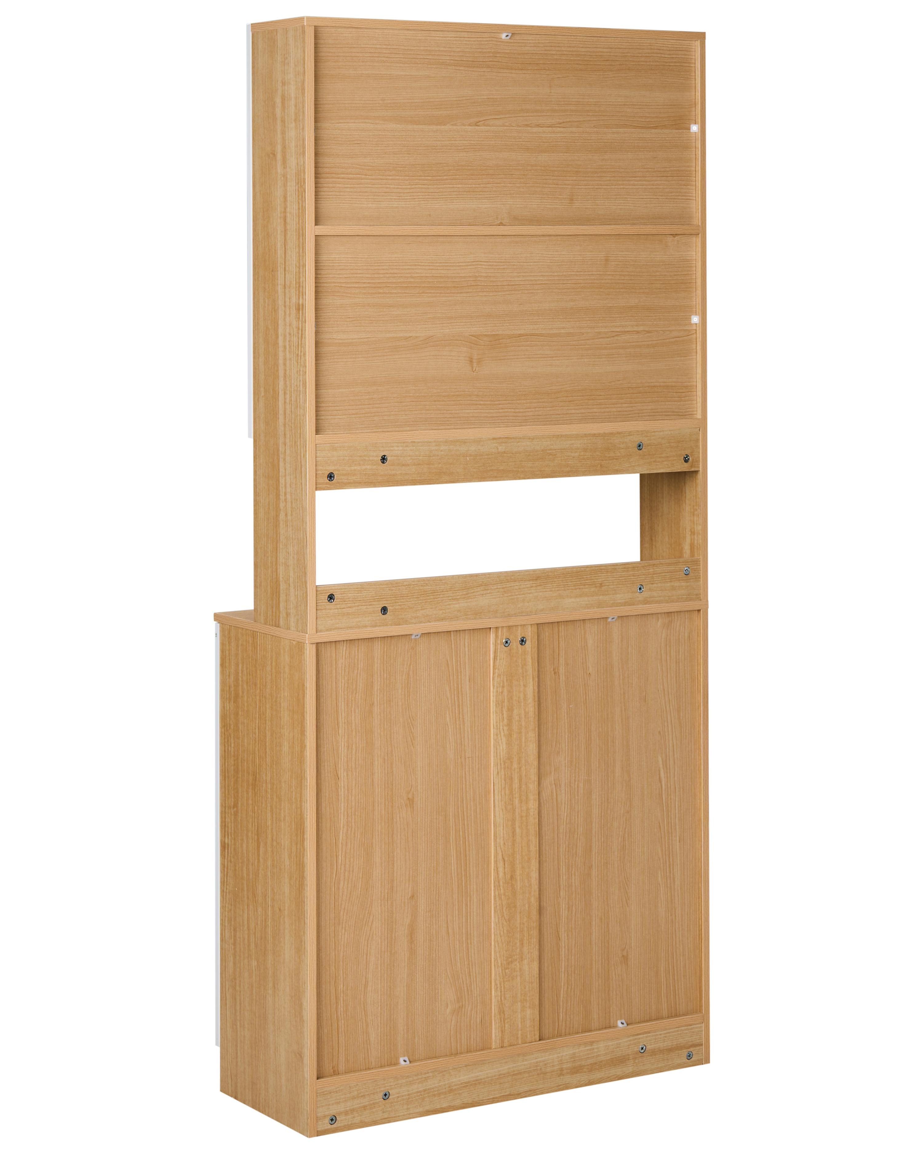 Glazen vitrinekast CYGNET 80 cm Wit