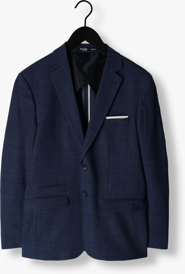 SELECTED HOMME donkerblauwe selected homme colbert slhslim-oasis linen blz