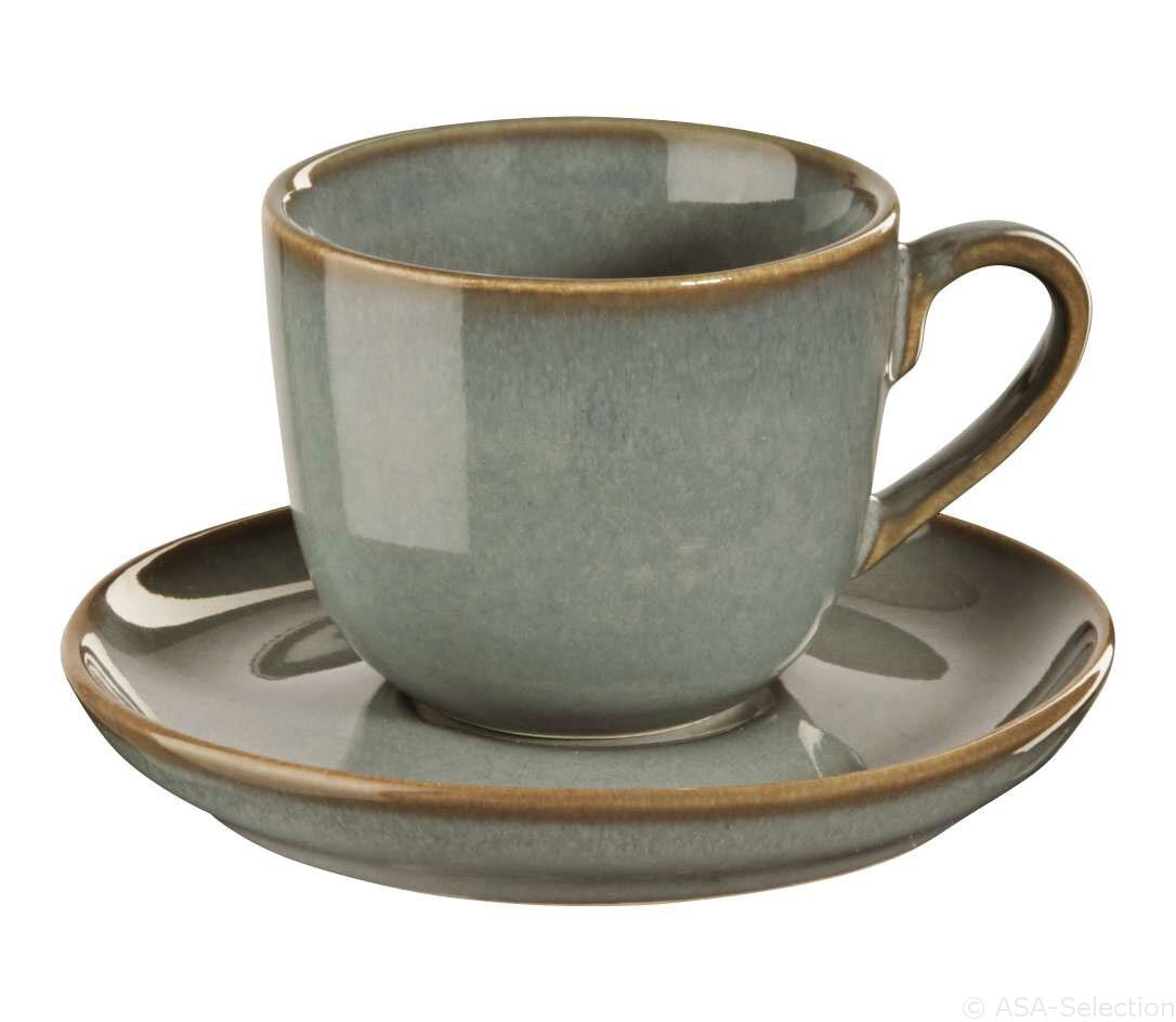 ASA Cappuccinotassen Set SAISONS 12-teilig eukalyptusgrün