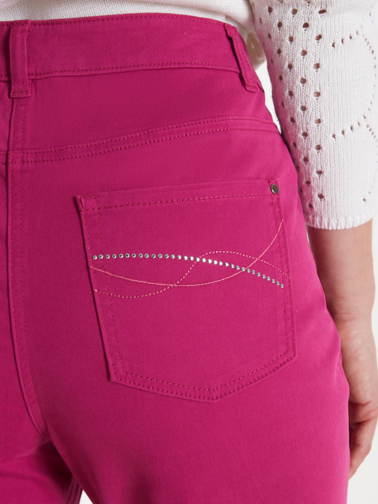 Pantalon 5 poches coupe droite
