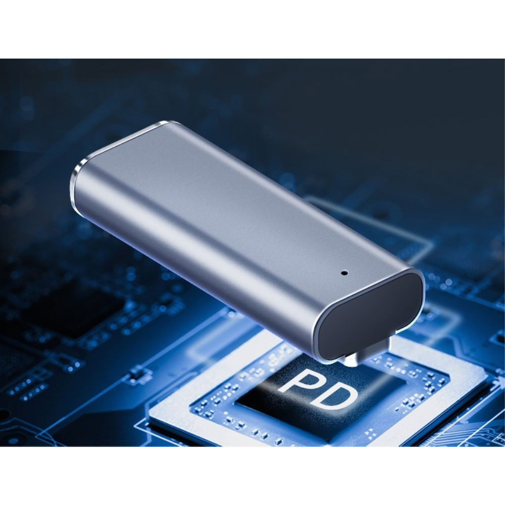 MagSafe 1 L-Tip auf USB C Lade Adapter MacBook Pro / Air - Space Grau