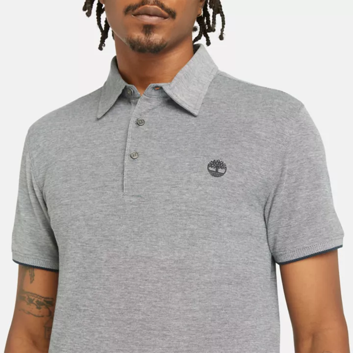 Polo Baboosic Brook Oxford pour homme en bleu marine