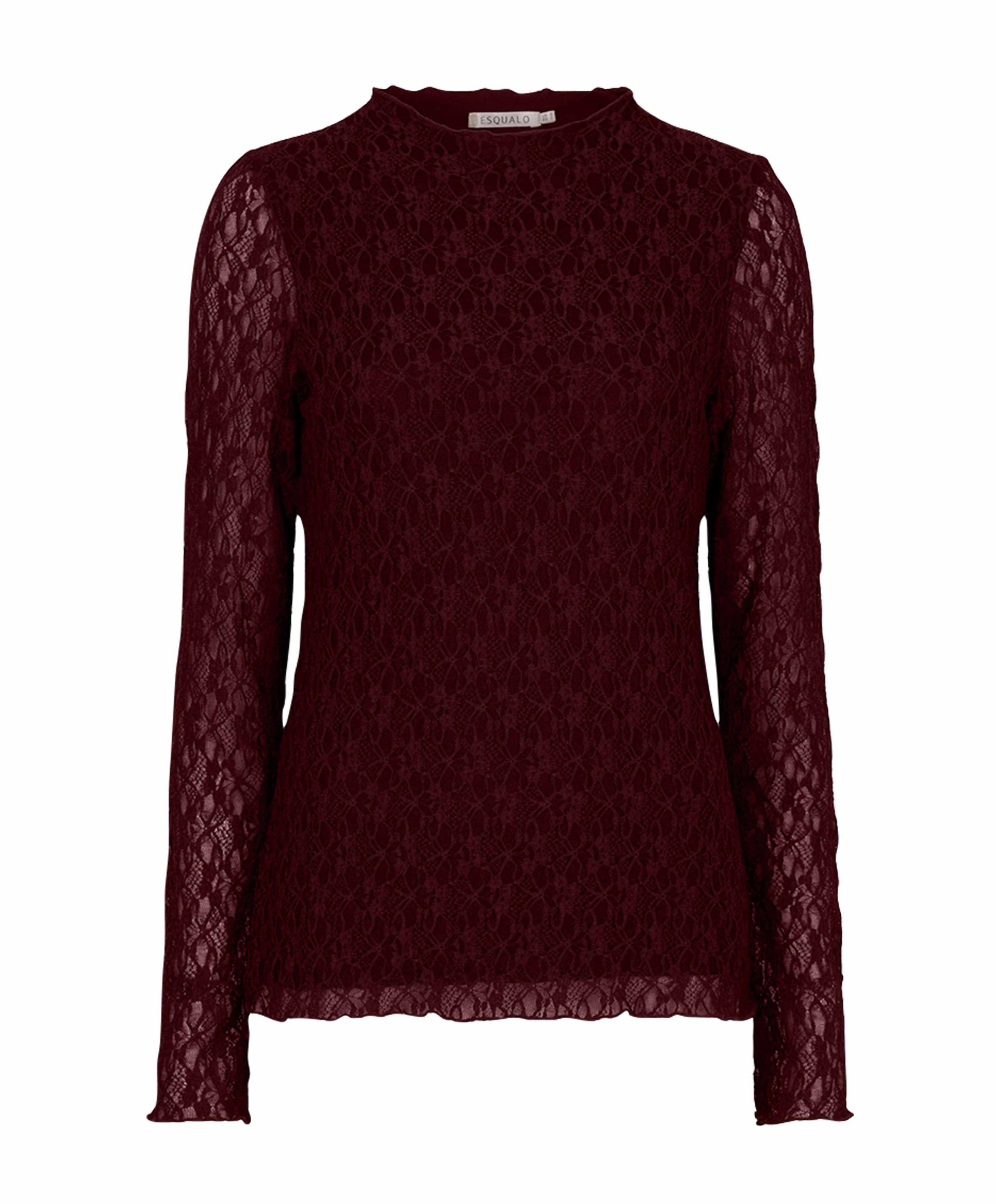 EsQualo Dames top bordeaux