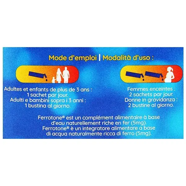 FERROTONE® Maçã - 28 sachês de dose única