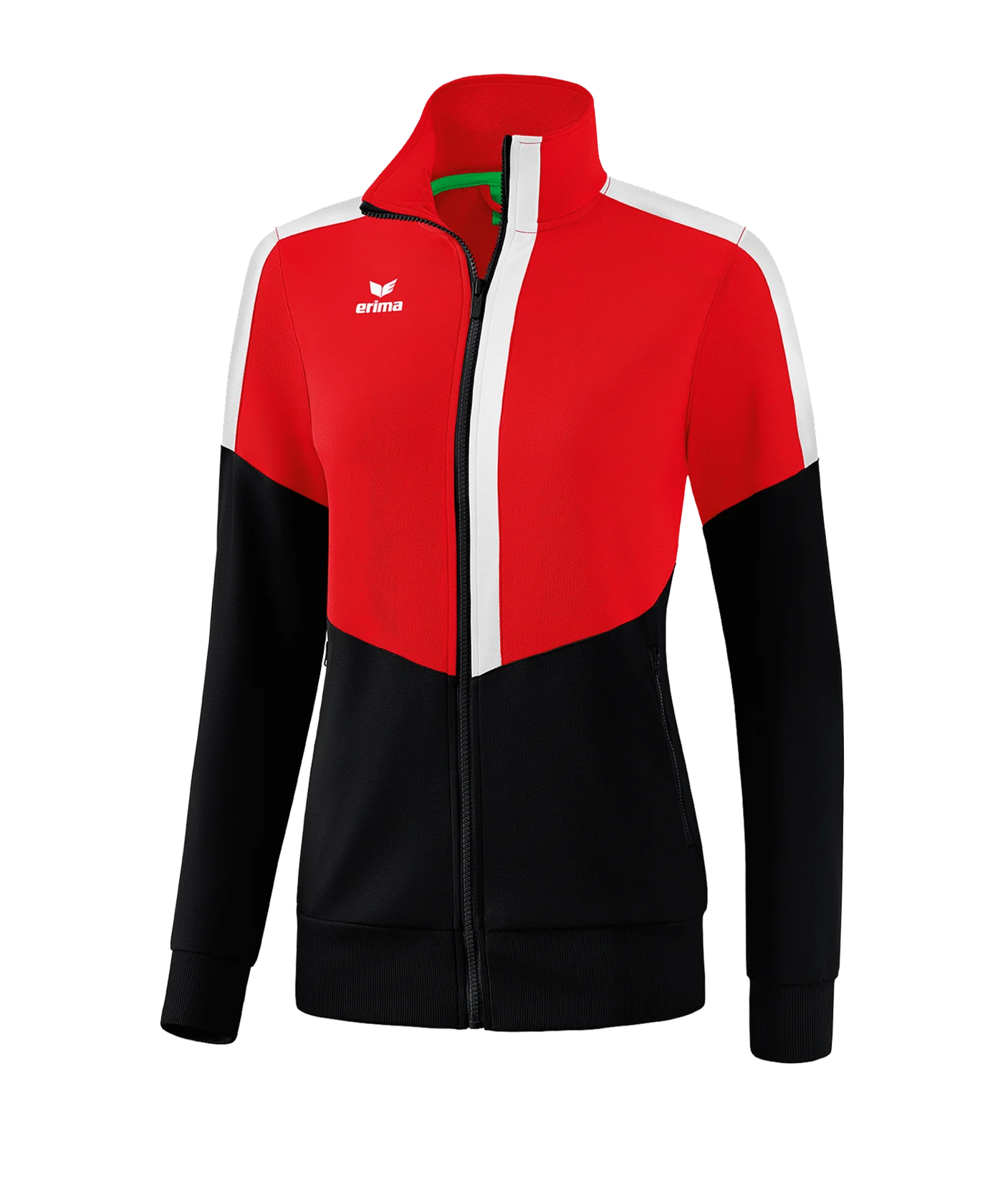 Erima Squad Trainingsjacke Damen Rot Schwarz