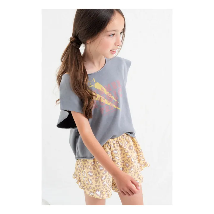 Tocoto Vintage Sweat Sans Manches Summer Music Fest Coton Bio | Gris anthracite