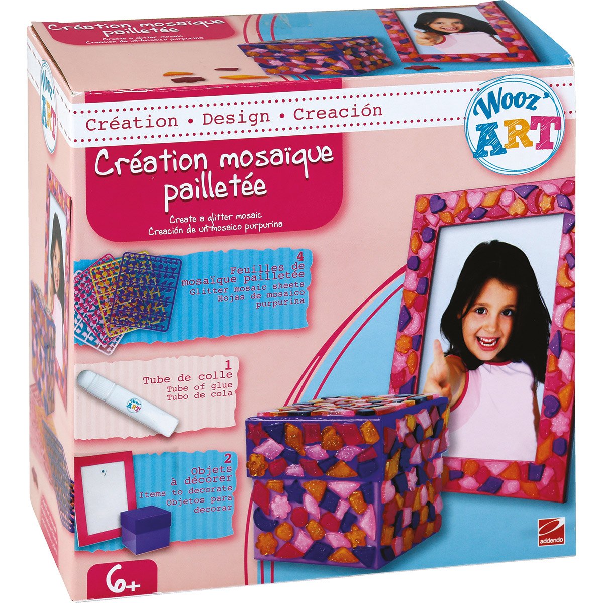 Création mosaique pailletée