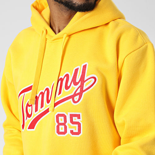 Sweat Capuche Relaxed College 85 5711 Jaune