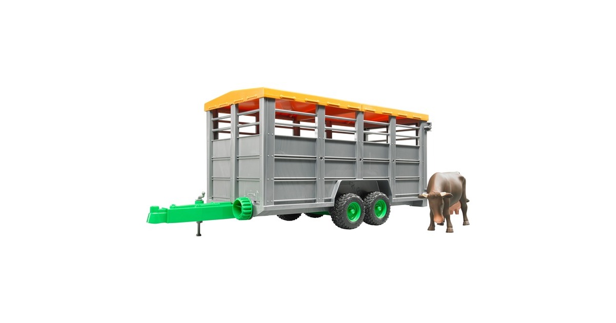 bruderVeewagen met koe Modelvoertuig  (02227)
