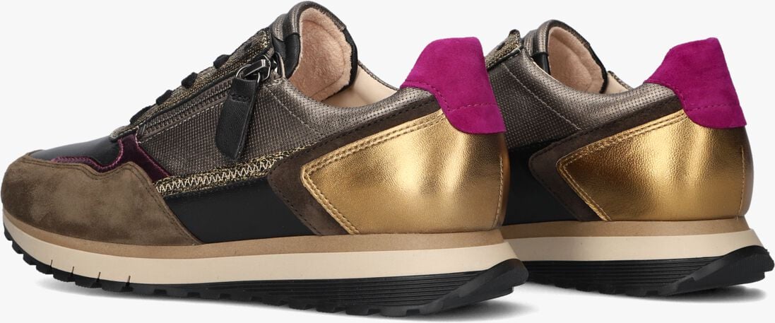 zwarte gabor lage sneakers 378
