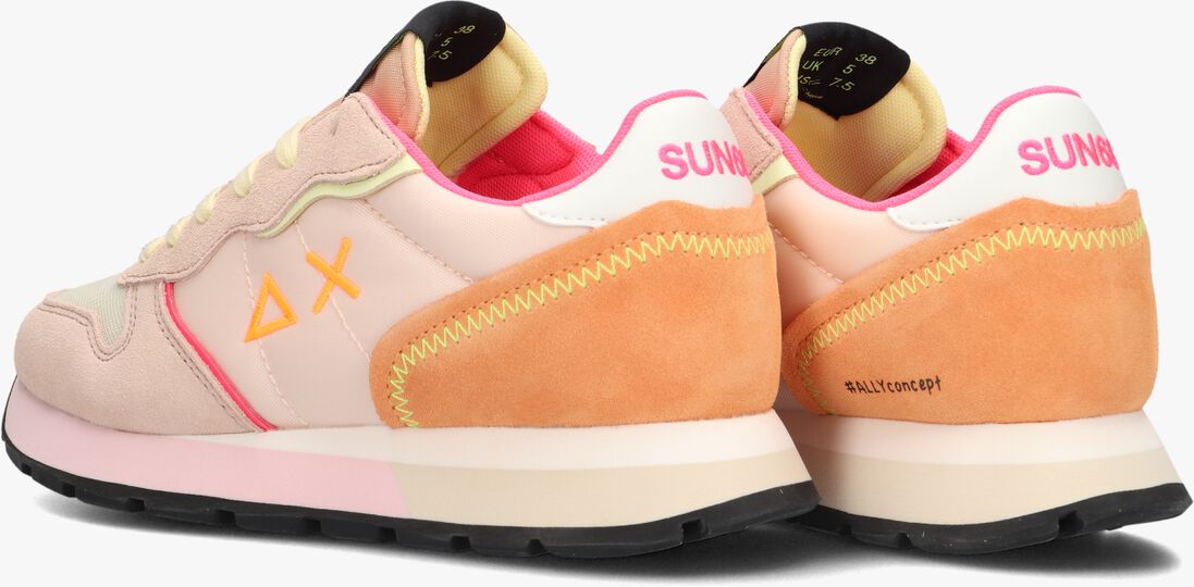 SUN68 roze sun68 lage sneakers ally color explosion