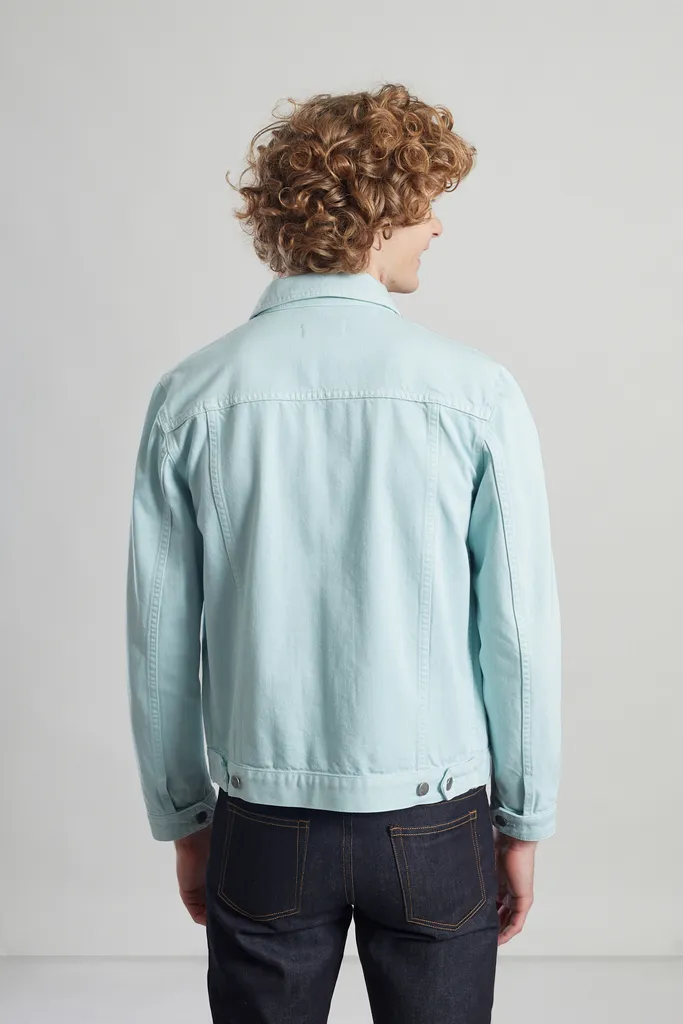Veste en Jean vert d'eau L'Exception Paris