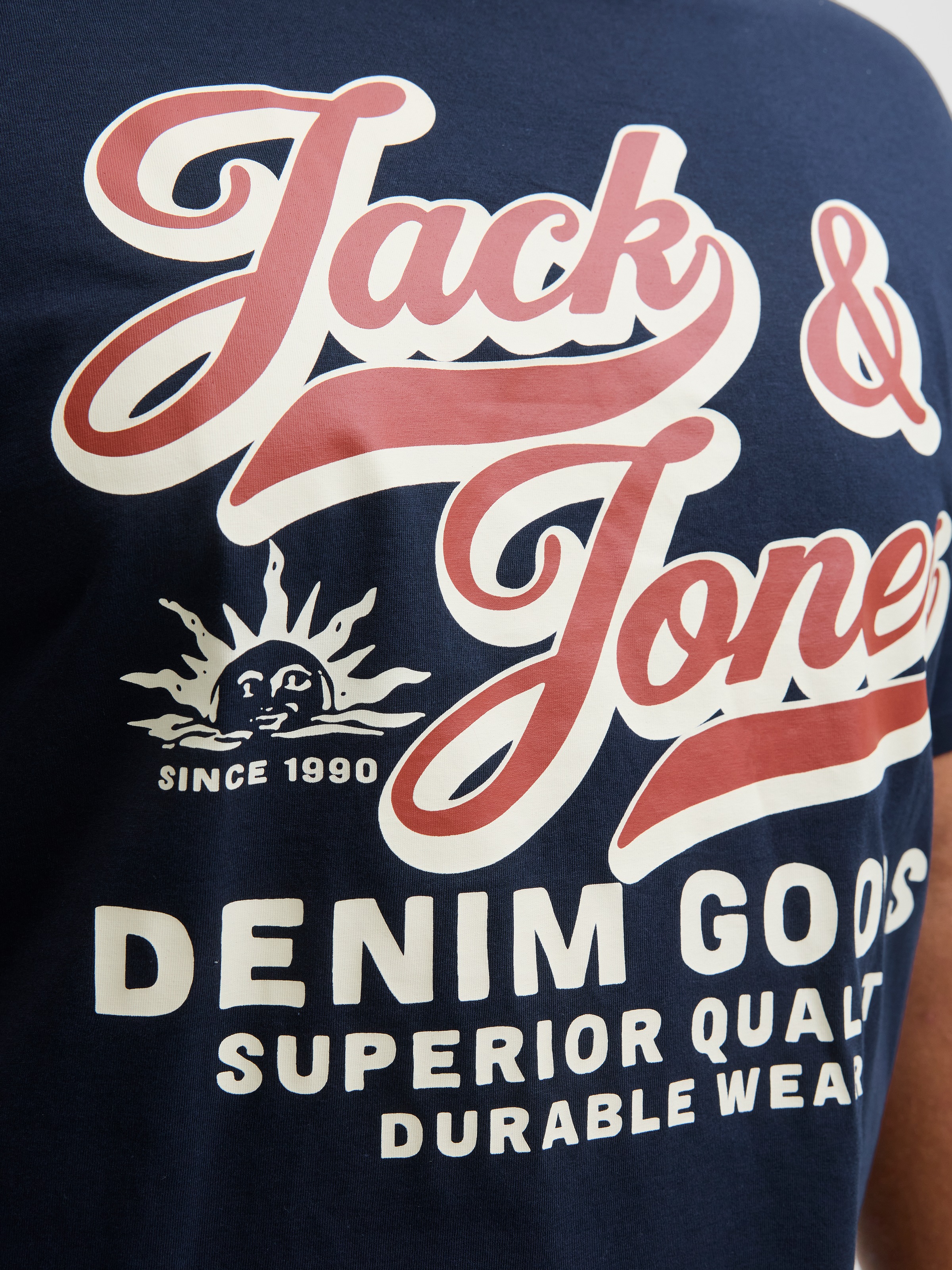 Jack & Jones PlusSize T-Shirt »JJELOGO TEE SS ONECK 2 COL AW25 NOOS PLS«
