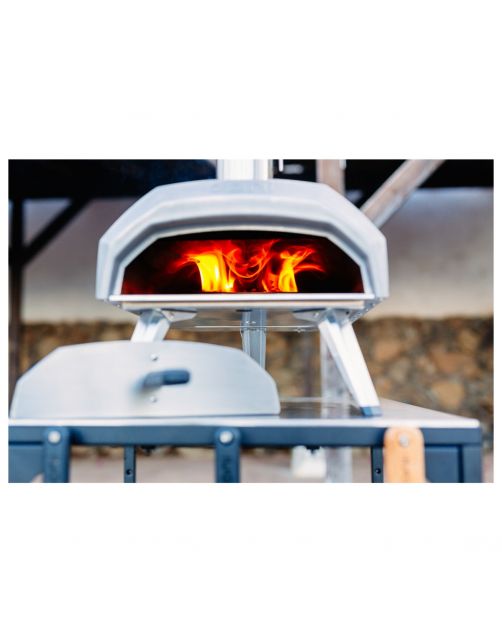 Ooni Pizzaoven Karu - Buitenkeuken - 77x40x80 cm 12 kg Zilver Hout Of Houtskool Gestookt