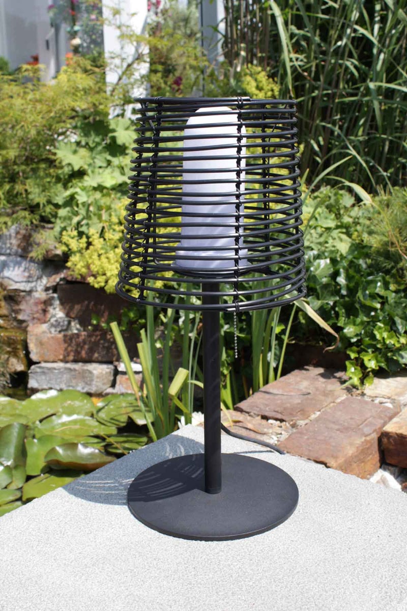 Visar T rotan tafellamp, IP65, voor buiten en binnen, H: 52 cm, 10884