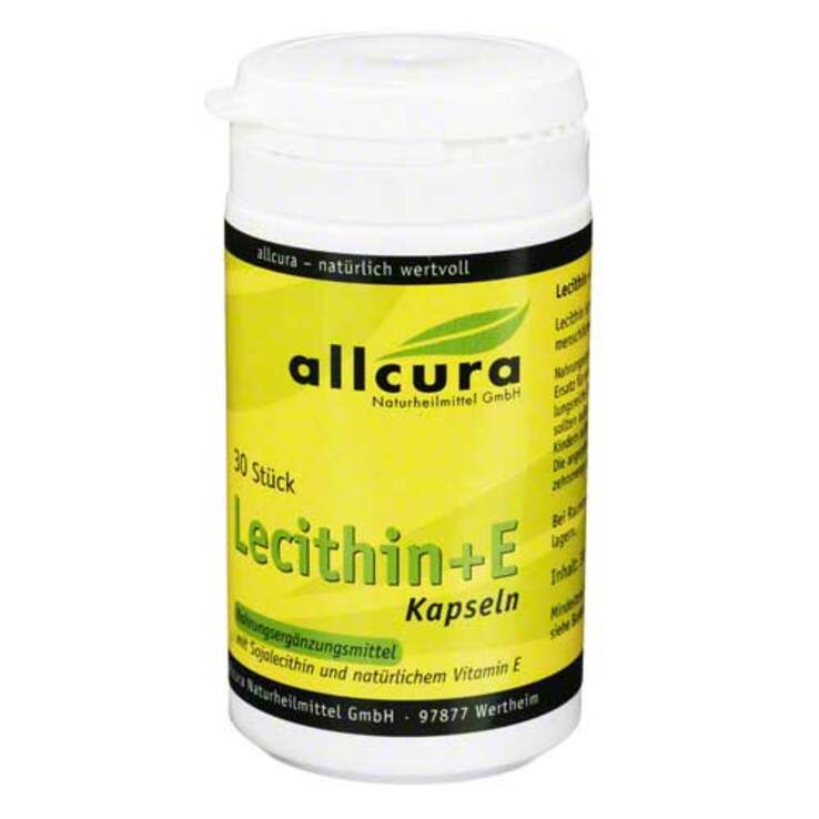 Lecithin Kapseln + Vitamin E, 30 St