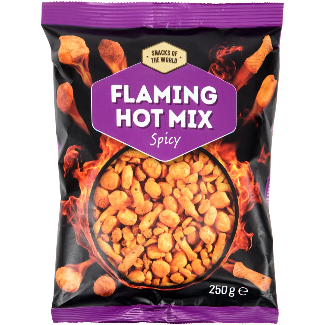 Snacks of the World Flaming Hot Mix Spicy 250 gram