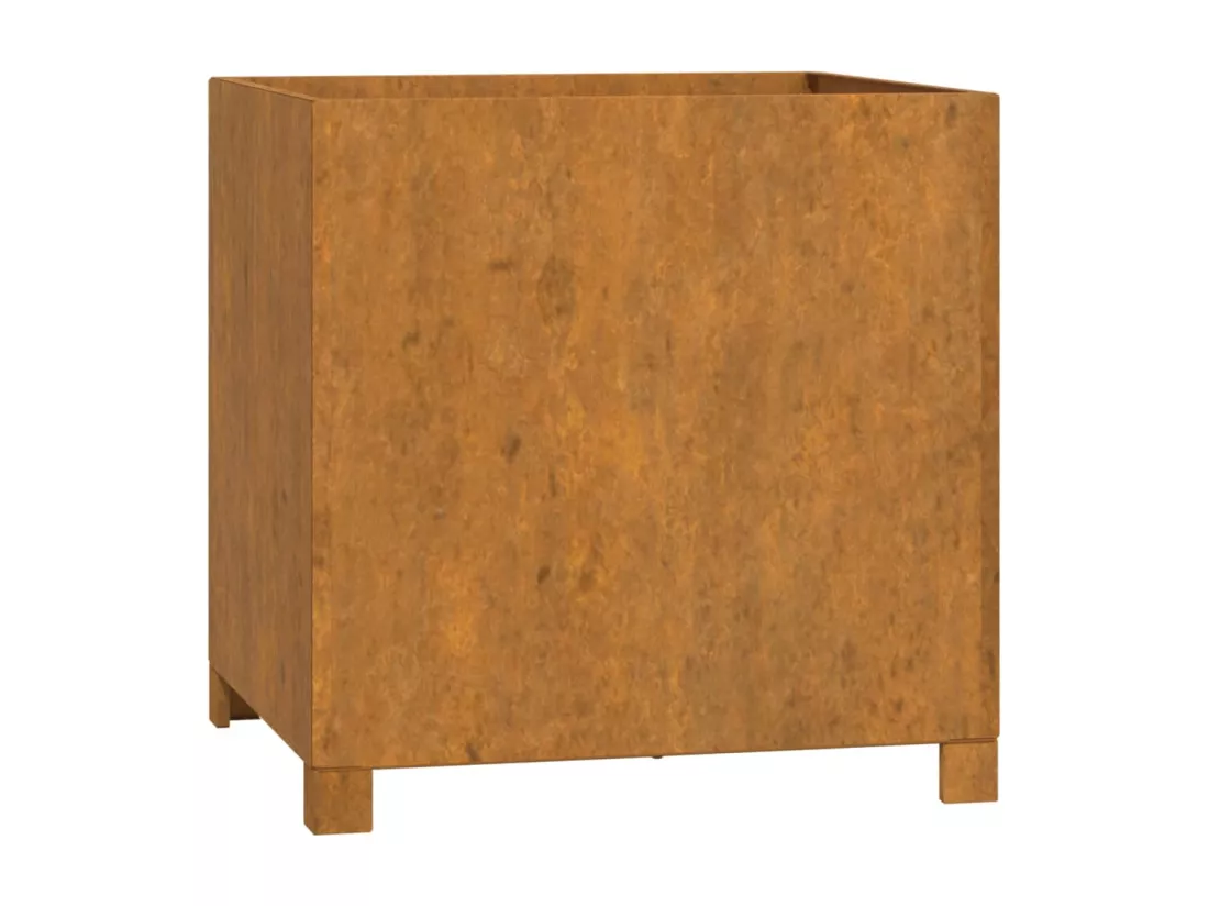 Jardinière bac lit surélevé marron 49 x 47 x 50 cm 02_0038180