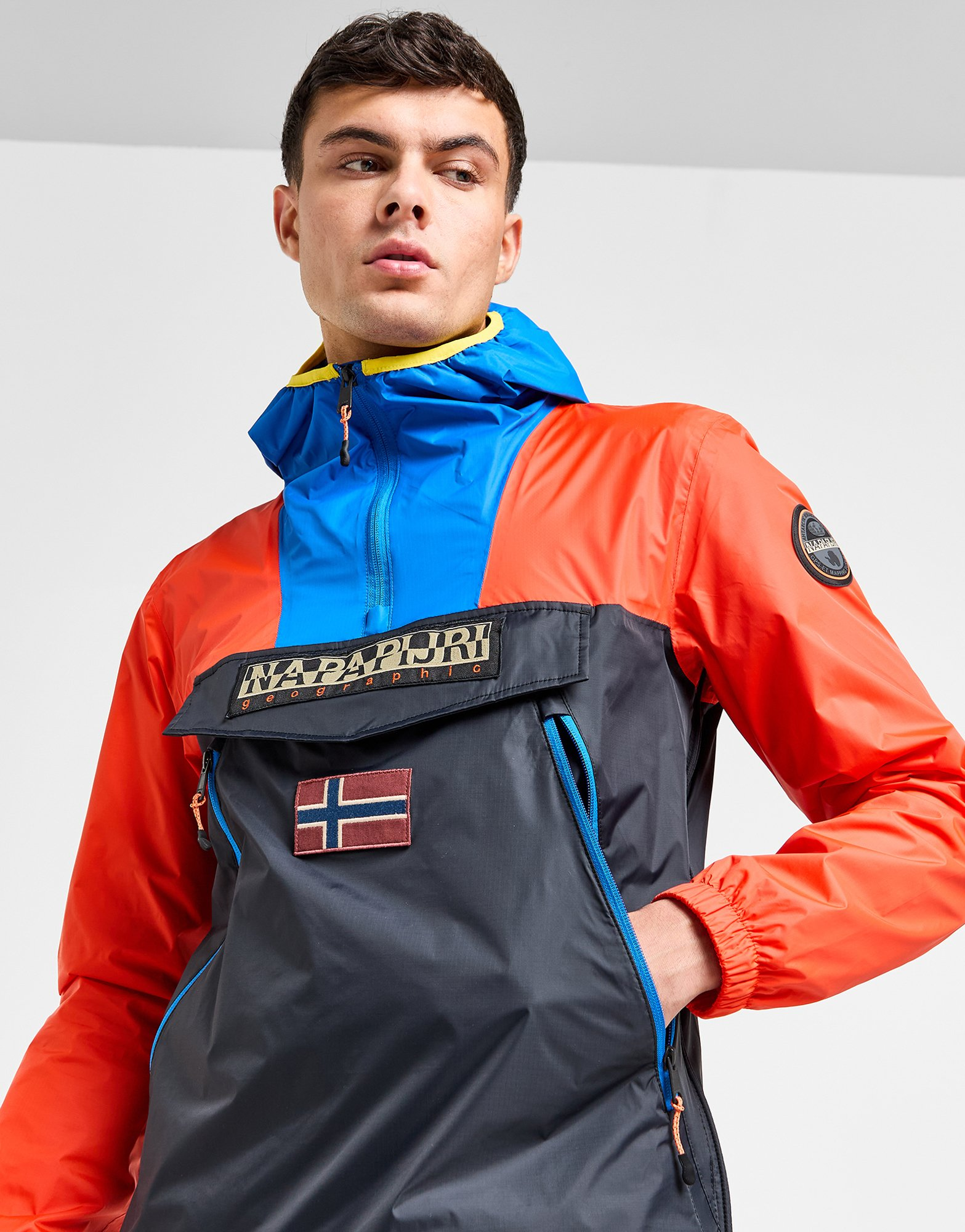 Napapijri Veste Matelassé Rainforest Winter Colour Block Homme