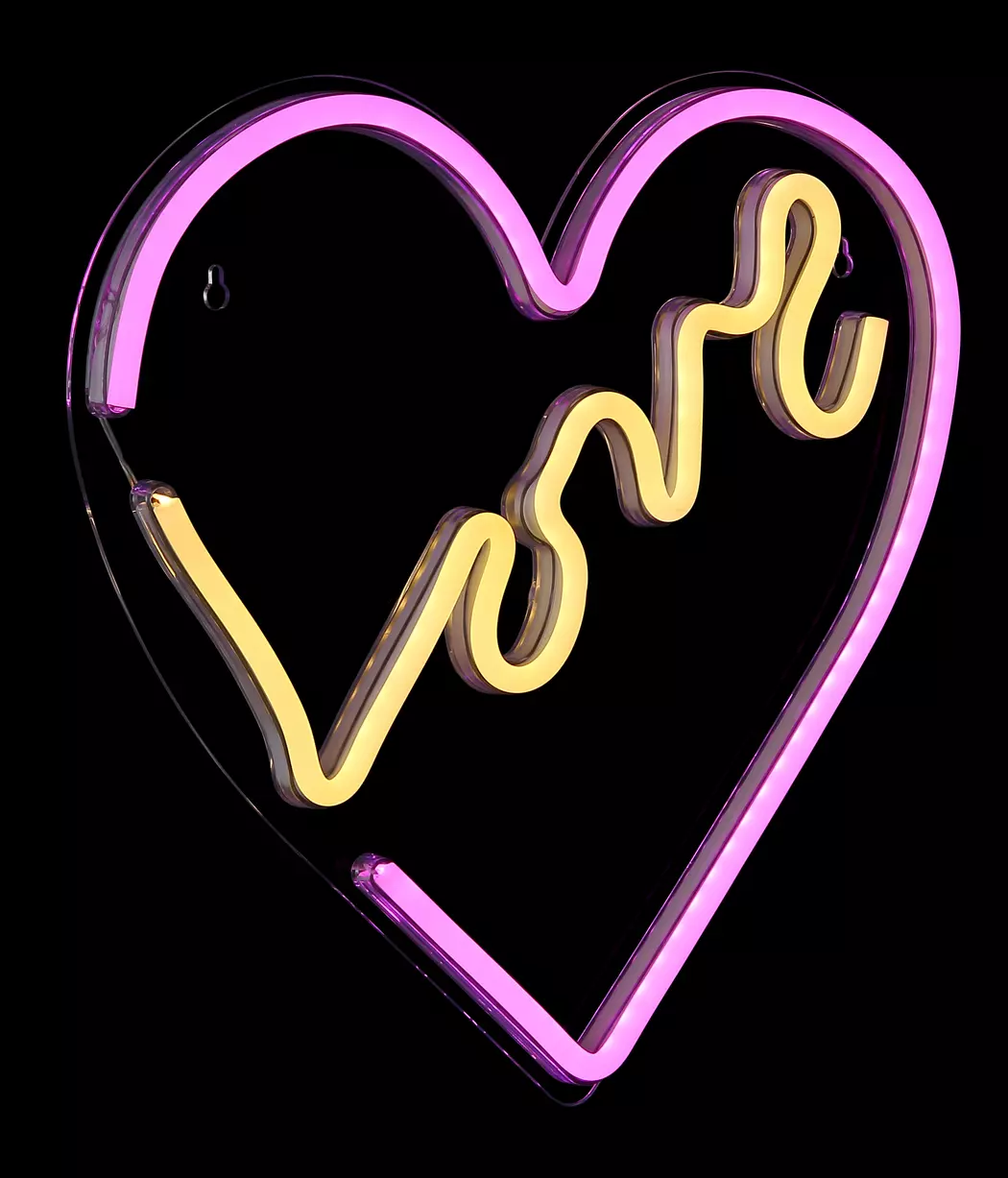 LED-Wandleuchte Love