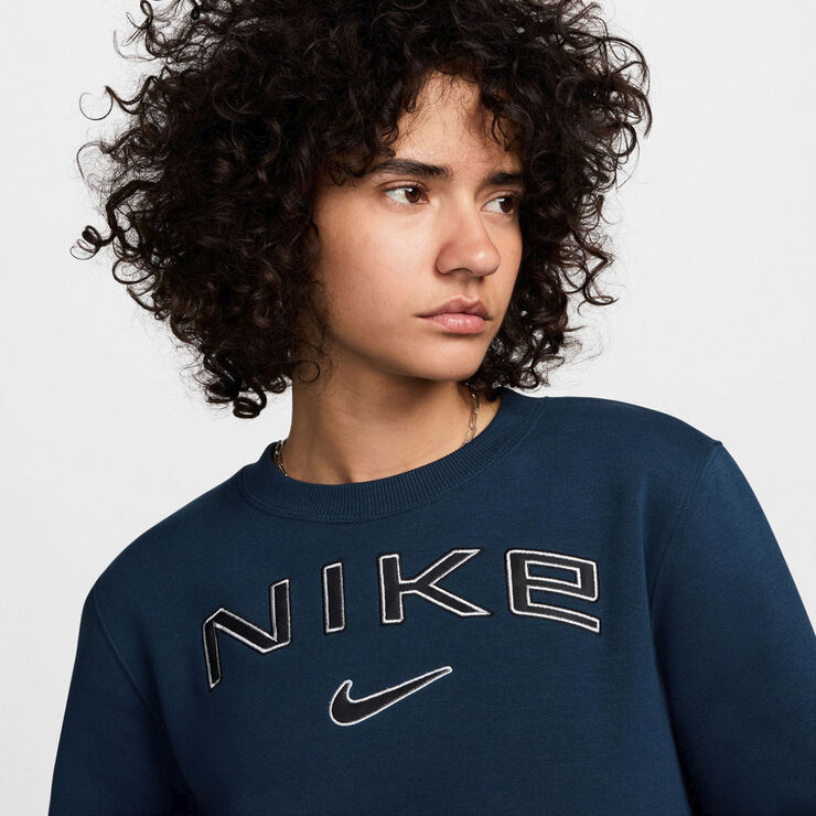 Nike NSW Phenix FLC Sweatshirt Grå