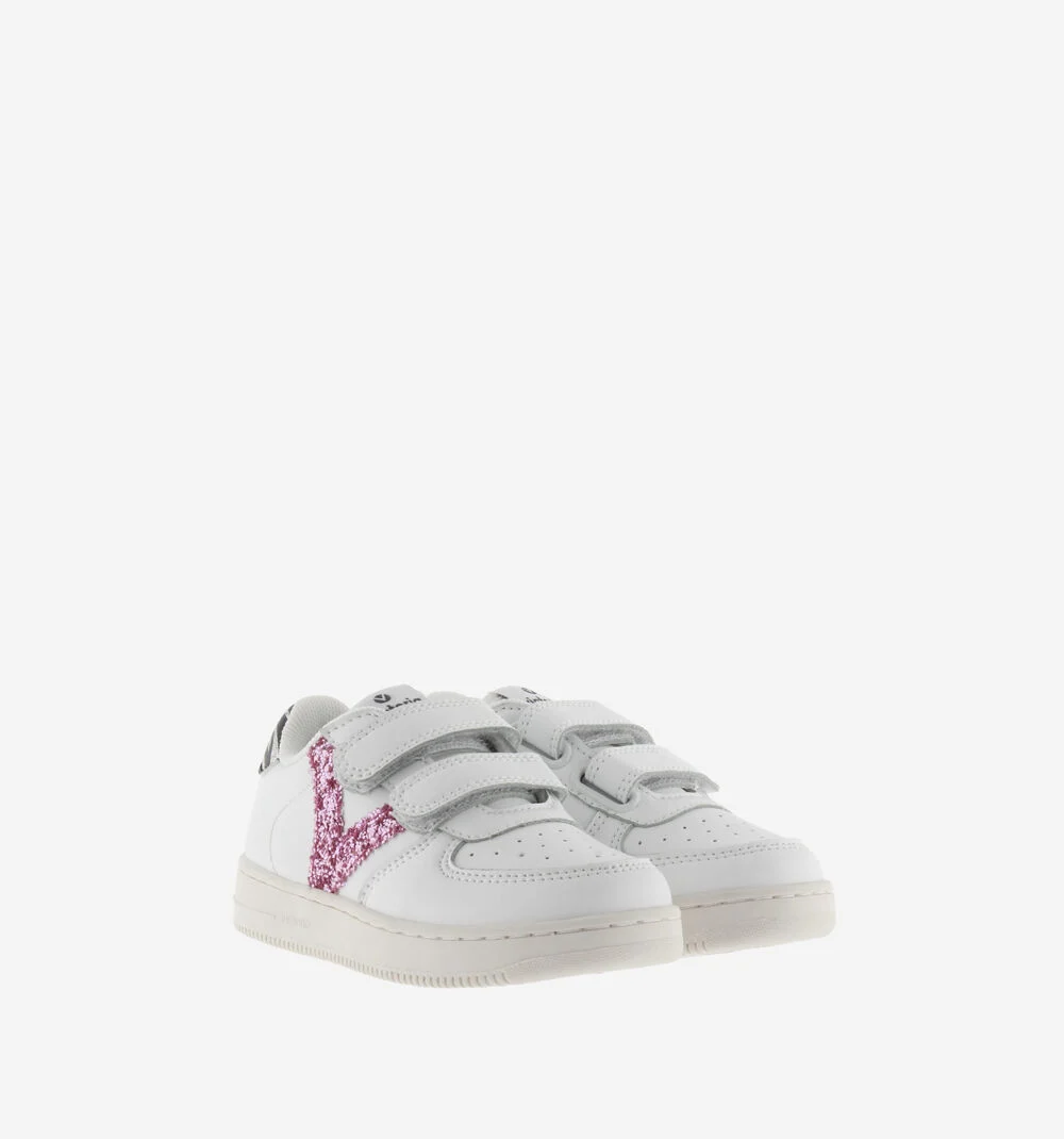 TIEMPO PIÈCES FANTAISIE Baskets glitter de sport pour fille ROSA
