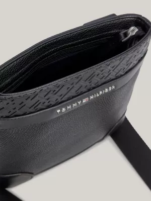 Bolsa transversal pequena com relevo