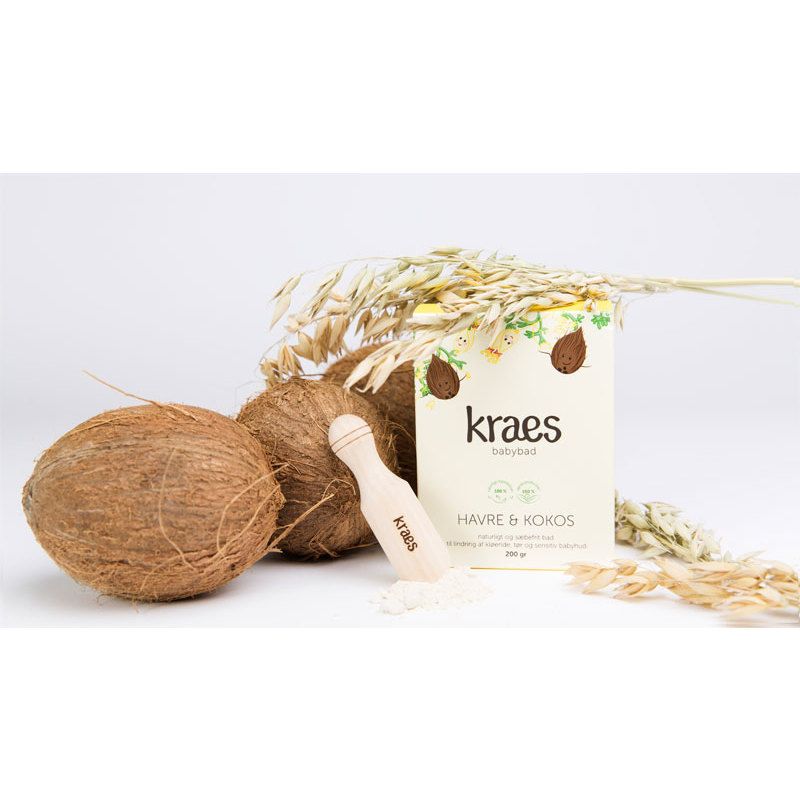 KRAES Babybad Havre & Kokos 200 gr.