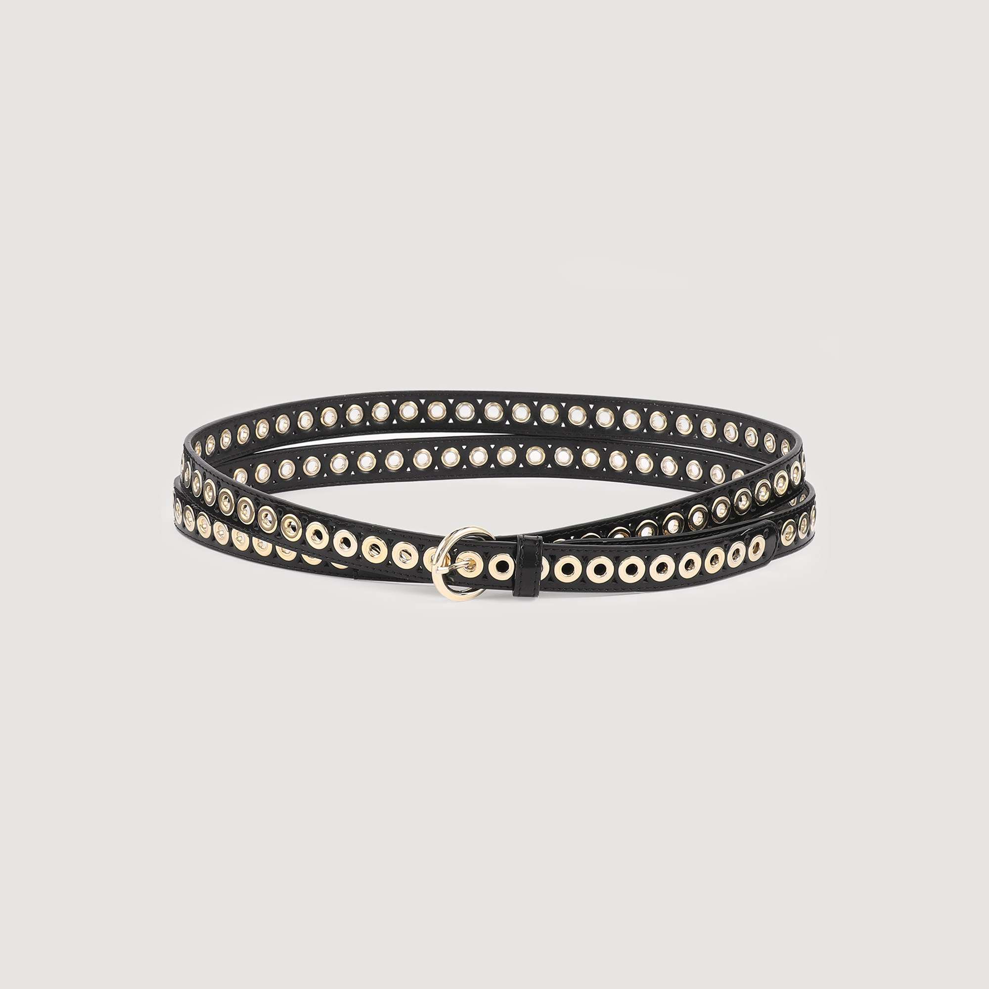 Ceinture en cuir á œillets