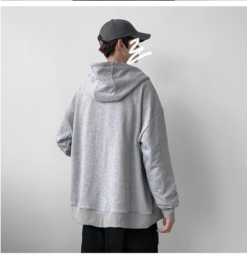 Femilina - Effen hoodie met rits