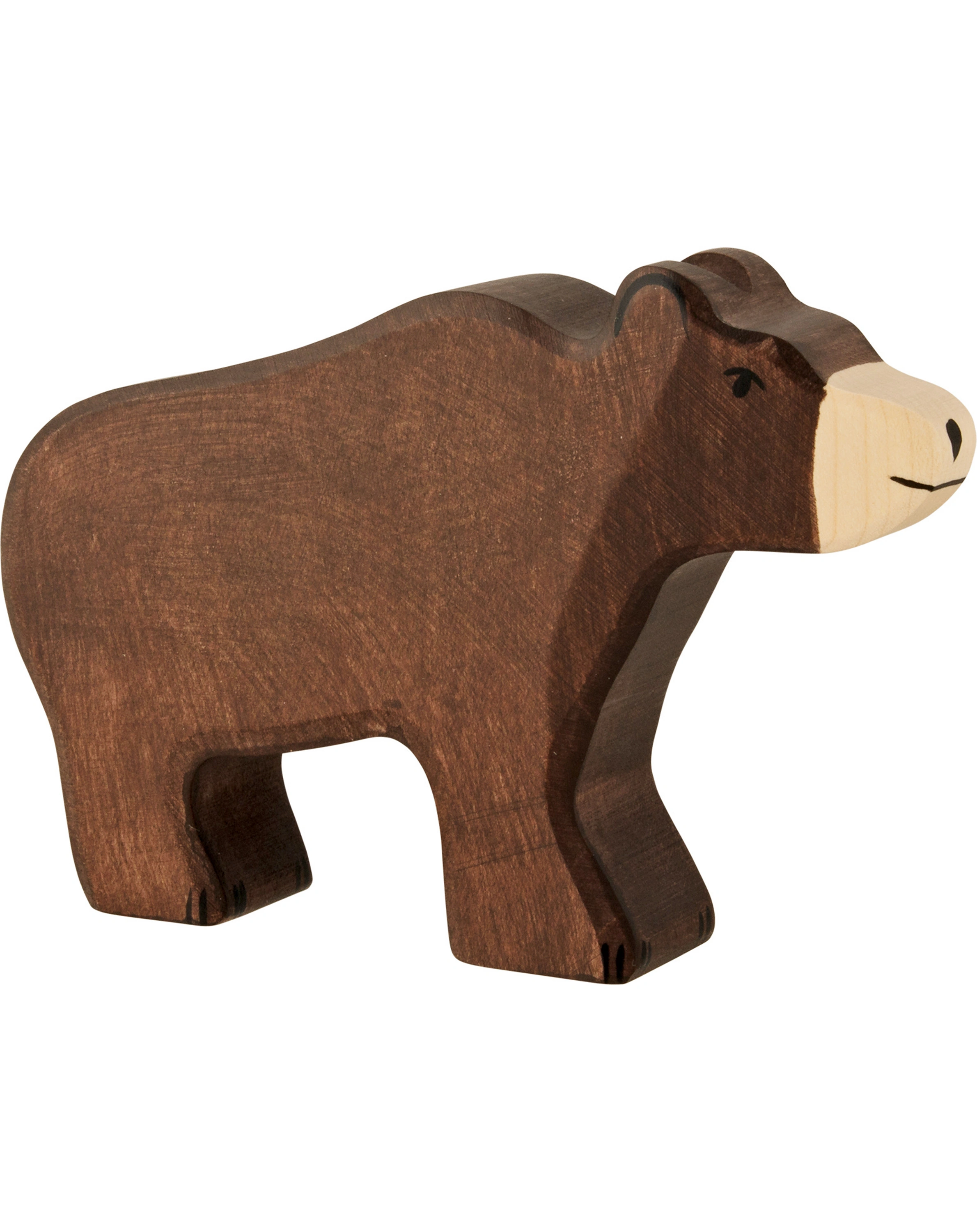 Holztier BRAUNBÄR in braun