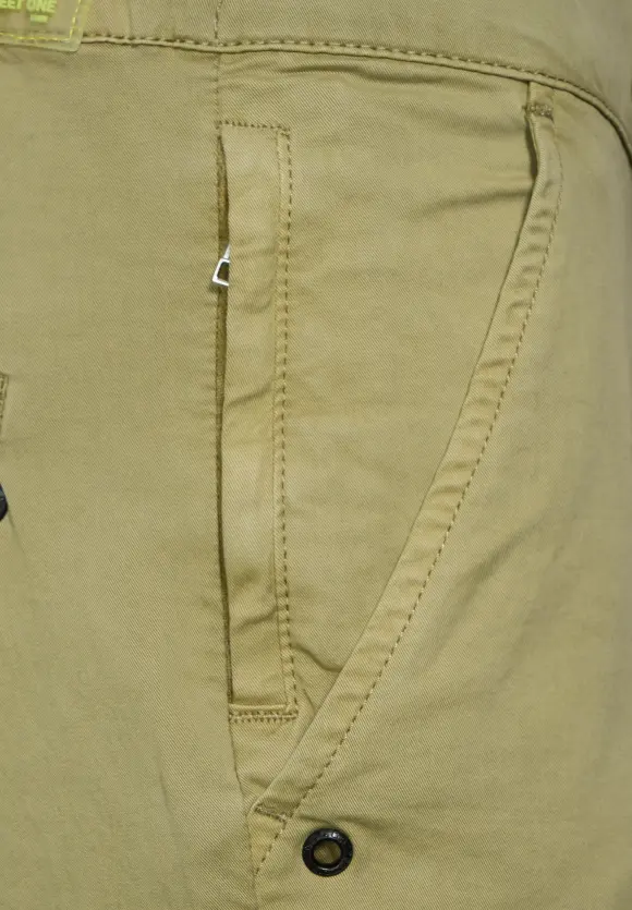 Regular Fit Chino Shorts - thyme green