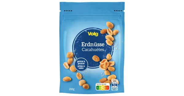 Volg Erdnüsse geröstet & gesalzen