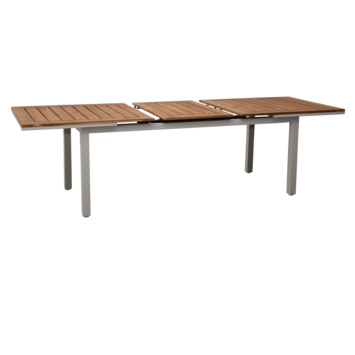 Wakefield tuintafel Otto uitschuifbaar teak hout 200/260 x 95 cm