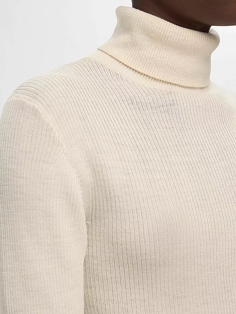 SELECTED FEMME Rollkragenpullover SLFNAJA creme