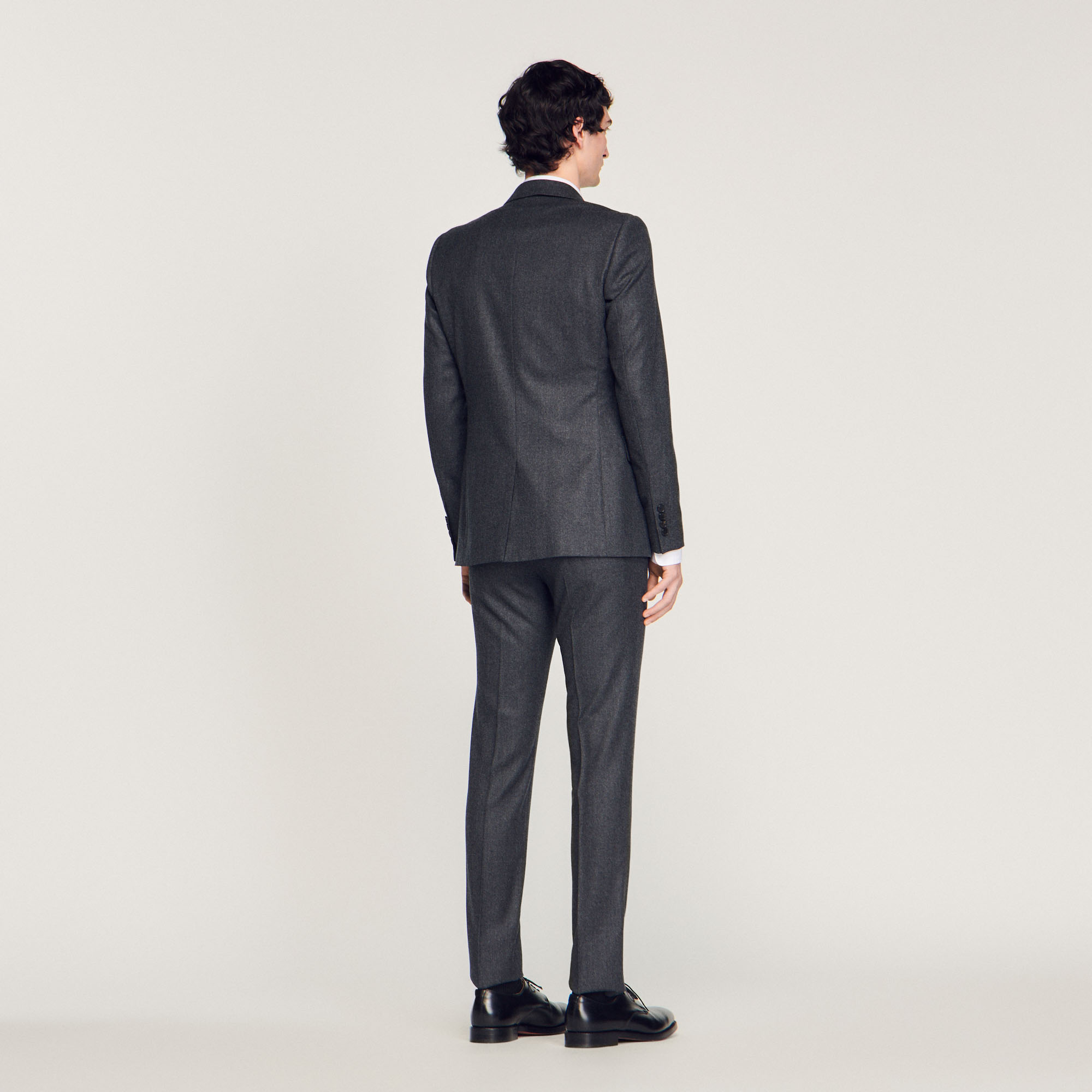 Veste de costume en flanelle