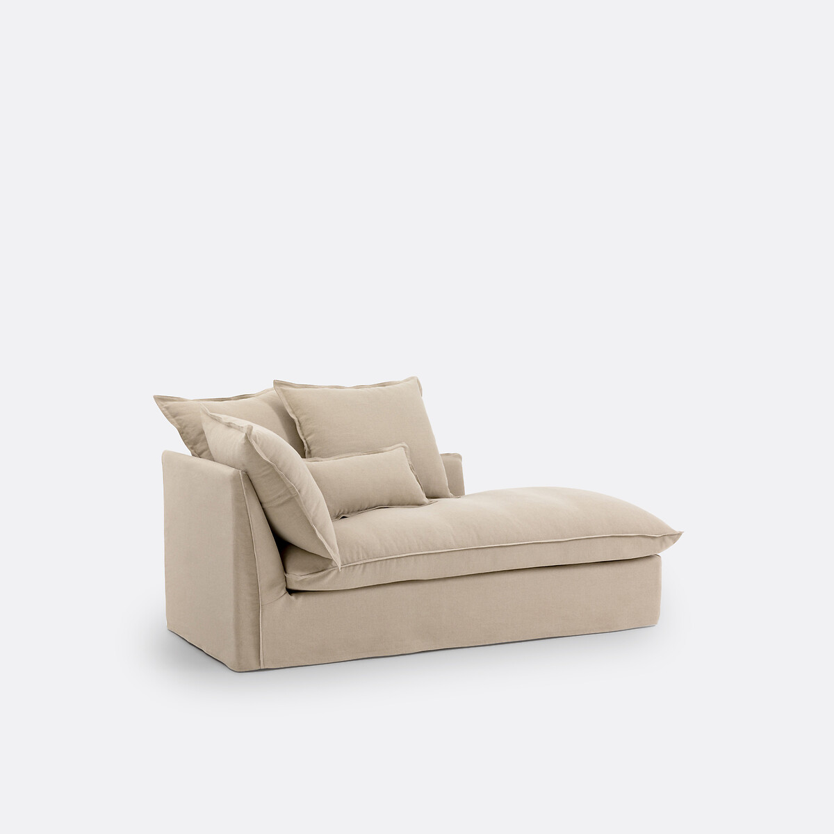 LA REDOUTE INTERIORS<br>Poltrona de linho grosso, Odna