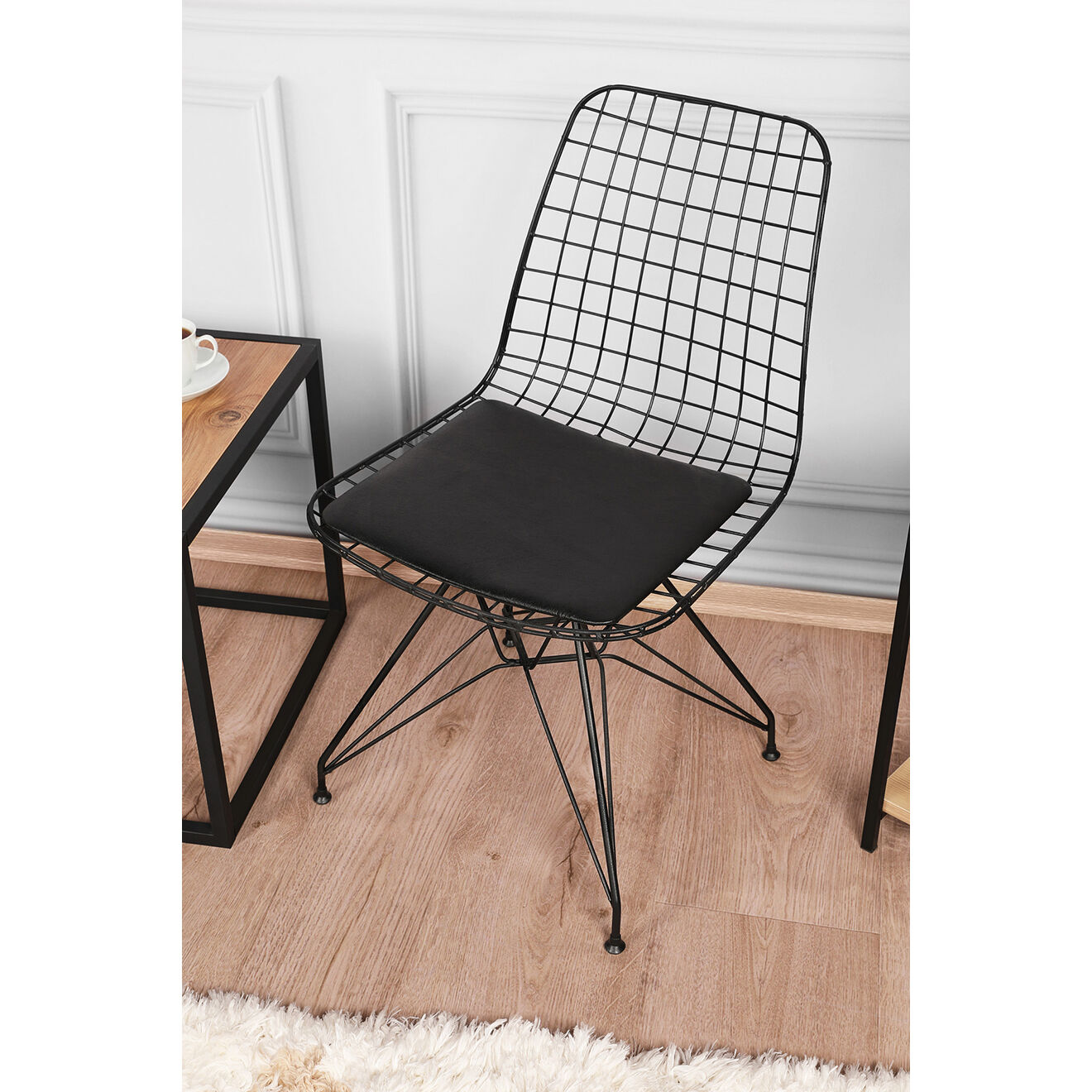 Homitis 2 Chaises Li noires - 53x80x51 cm