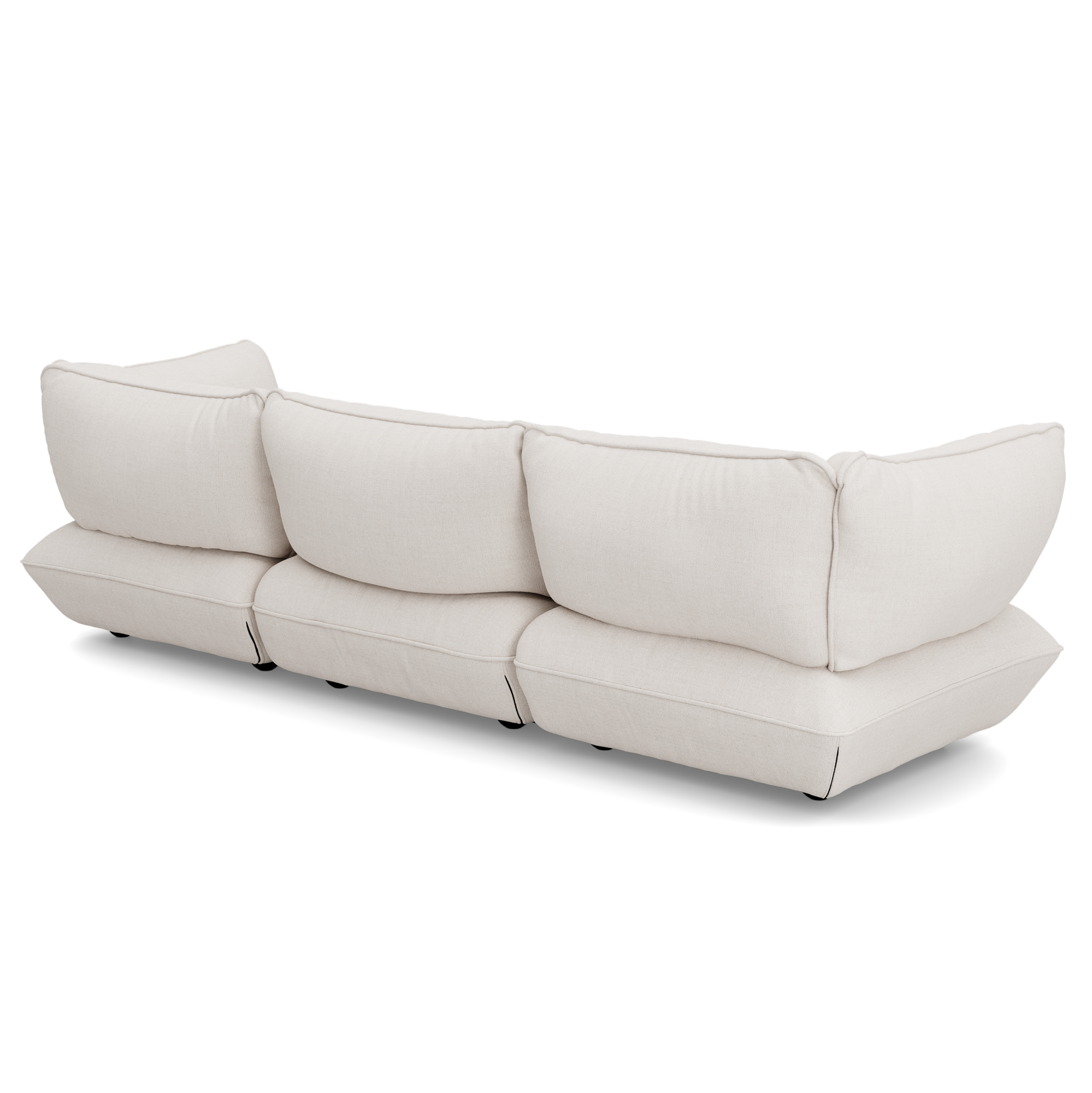 3-zitsbank Sumo boucle grecycled creme