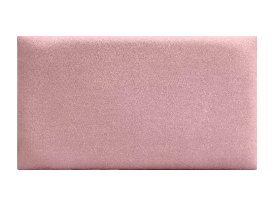 DHOME Lot de 8 Panneaux Rembourrés en Tissu Aqualine Autocollants pour Mur Acoustiques Absorbants Protection contre les Chocs (Rose, 50x30cm, x8)