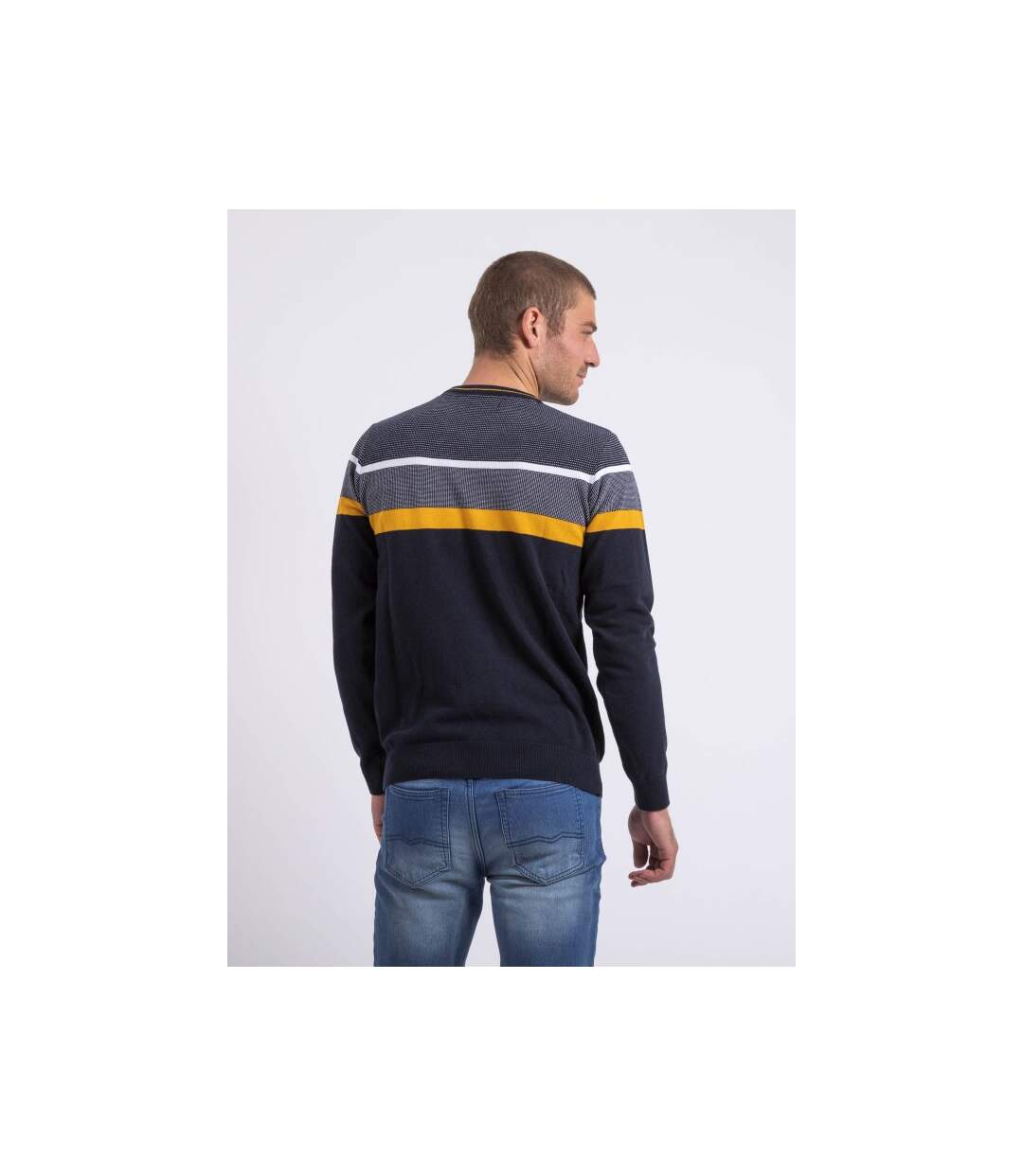 Pull fin col rond coton ARLO