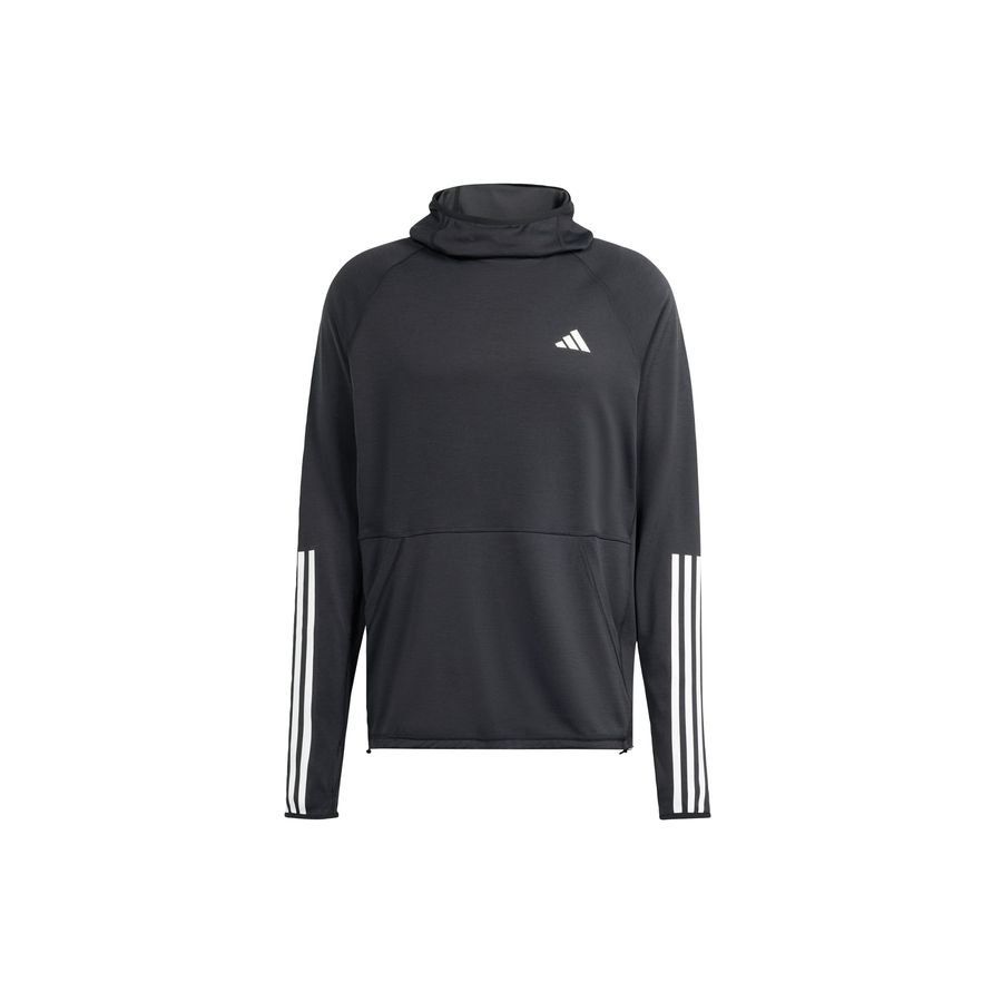 Adidas Sweat-shirt à capuche Own the Run 3 bandes