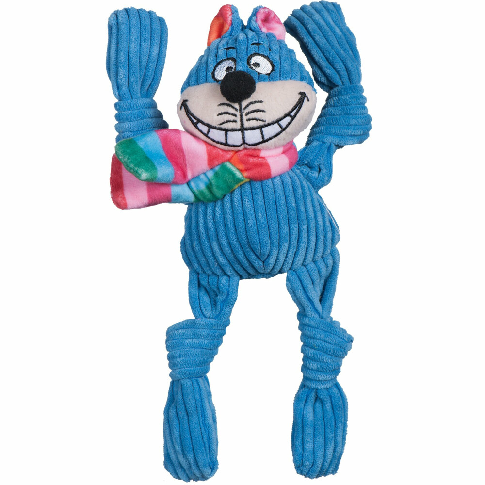 HuggleHounds Rainbow Cheshire Cat Knottie Small21 x 15 cm